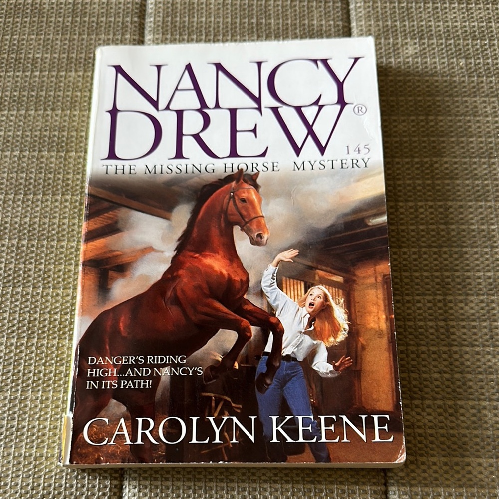 ⭐️2/$12⭐️ Nancy Drew. The missing horse mystery # 145